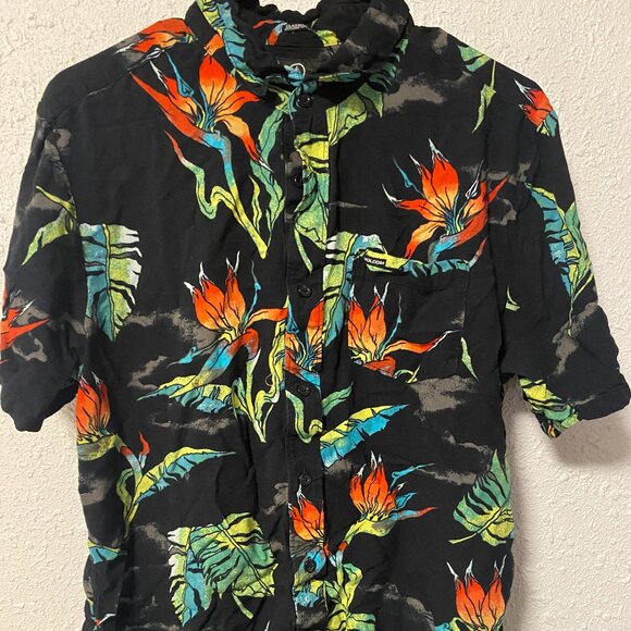 Volcom Birds of Paradise Classic Fit Shirt - Picture 1 of 3